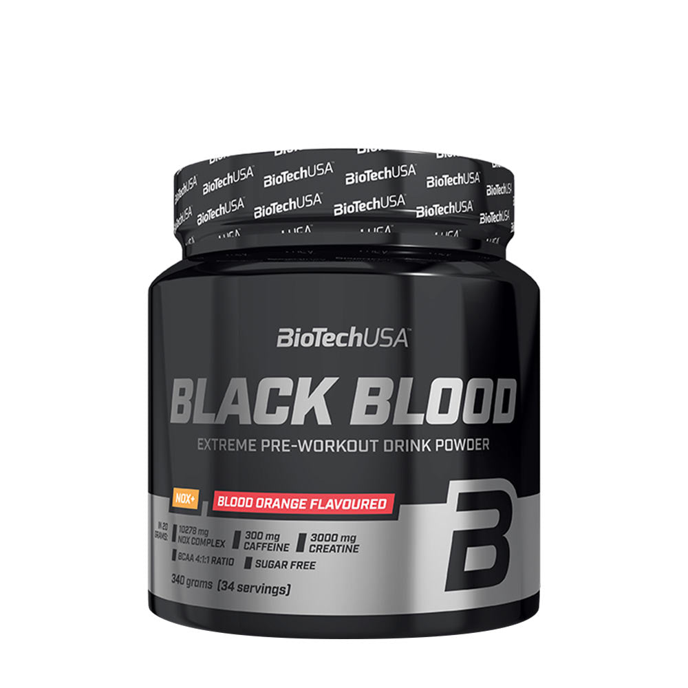 BioTechUSA - Black Blood Nox+, Blodappelsin - 340g