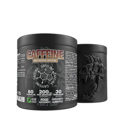 Zoomad Labs ONE RAW Caffeine supplement container showcasing 60 veggie capsules for energy and performance.