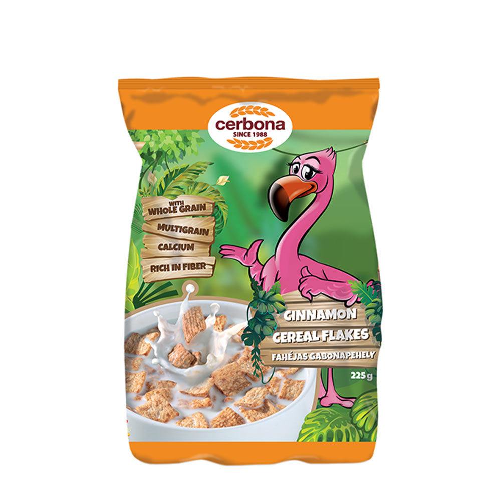 Cerbona - Cinnamon Cereal Flakes With Calcium - 1000g