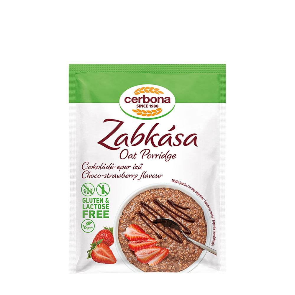 Cerbona - Chocolate-Strawberry Flavour Oat Porridge