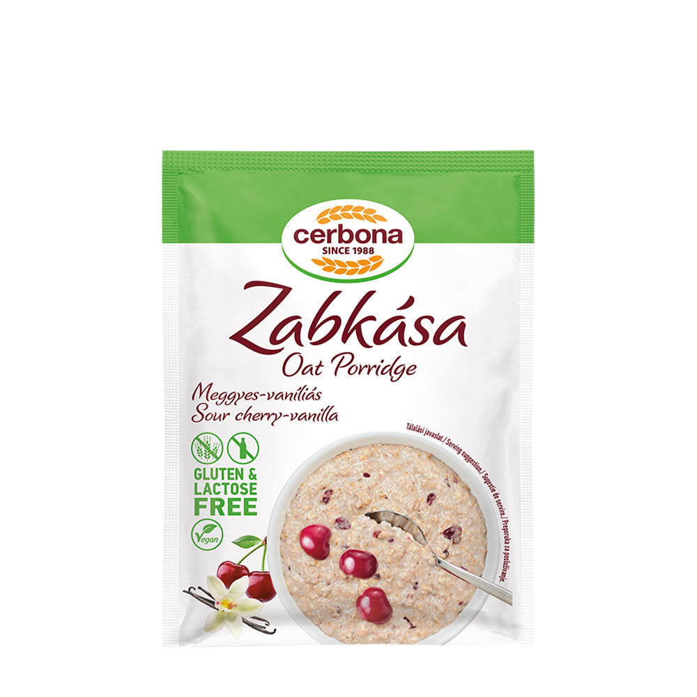 Cerbona - Gluten Free Sour Cherry-Vanilla Oat Porridge - 50 g