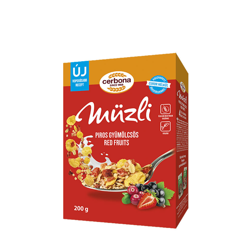 Cerbona - Müsli med Røde Frugter