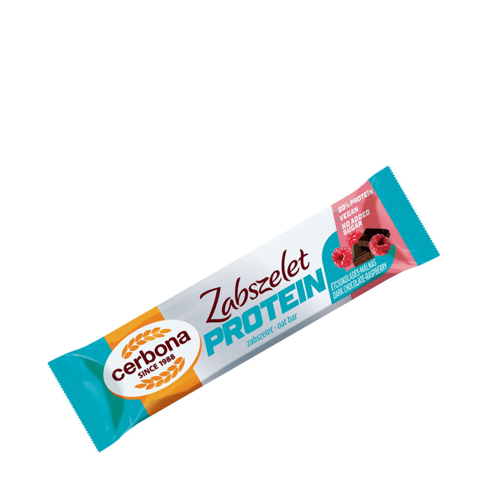 Cerbona - Dark Chocolate Raspberry Oat Bar With Protein - 40 g