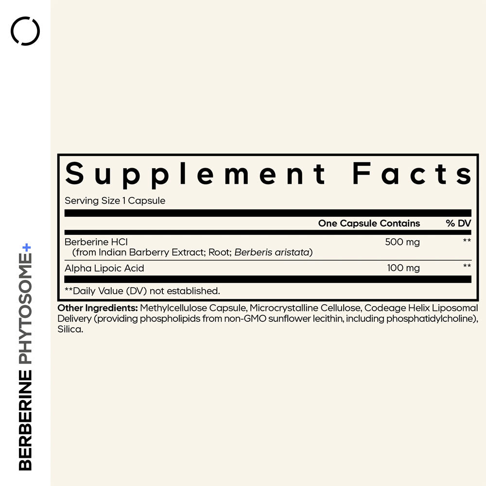 Codeage - Berberine Phytosome+ - 60 Vcaps - 60 Vegetable Caps