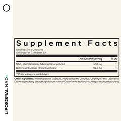Codeage - Liposomal Nad+ - 60 Vcaps - 60 Vegetable Caps