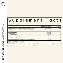 Codeage - Liposomal Ovarian Inositol+ - 120 Vcaps - 120 Vegetable Caps