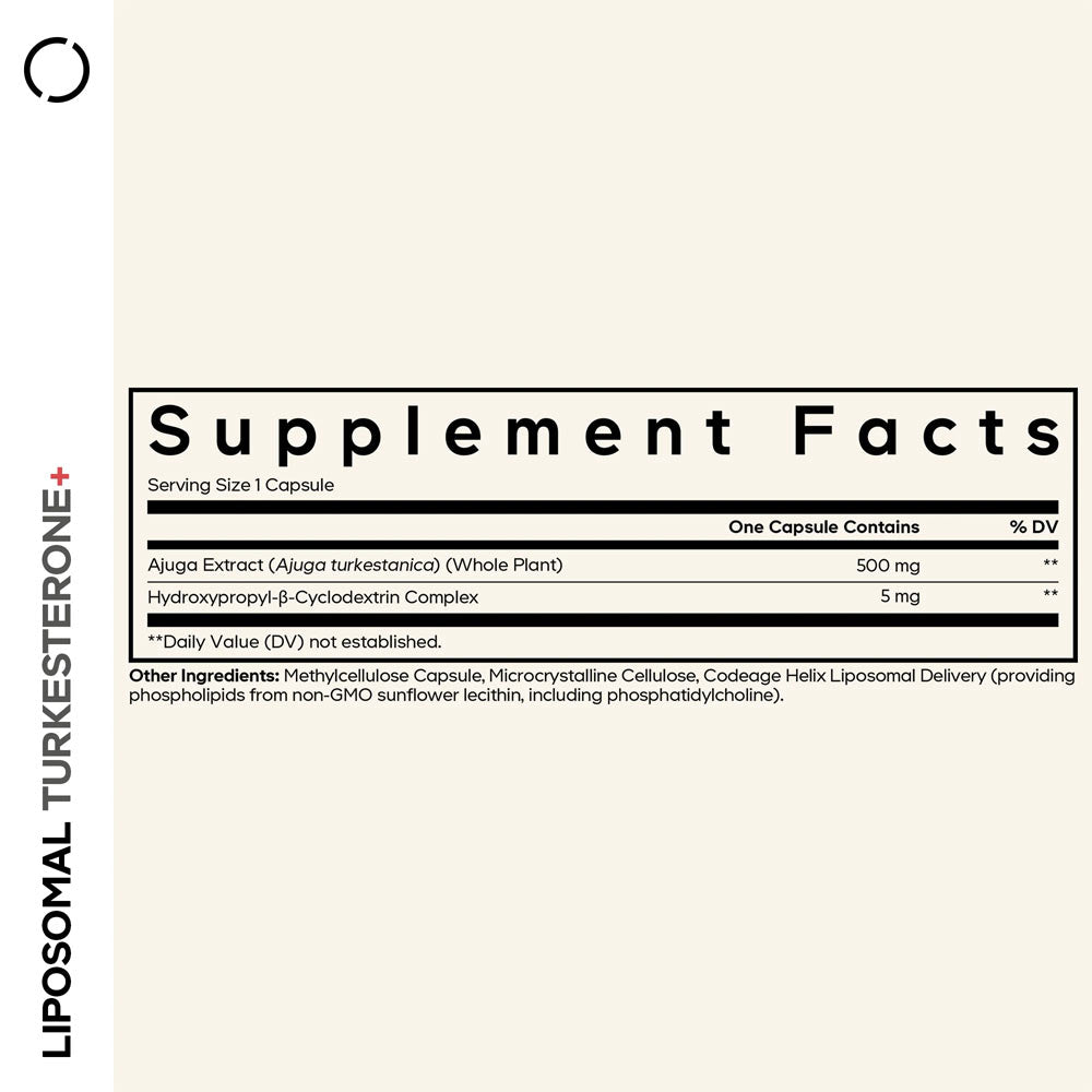 Codeage - Liposomal Turkesteron - 120 Vcaps - 120 Vegetable Caps