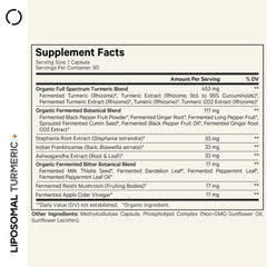 Codeage - Liposomal Turmeric+ - 90 Vcaps - 90 Vegetable Caps