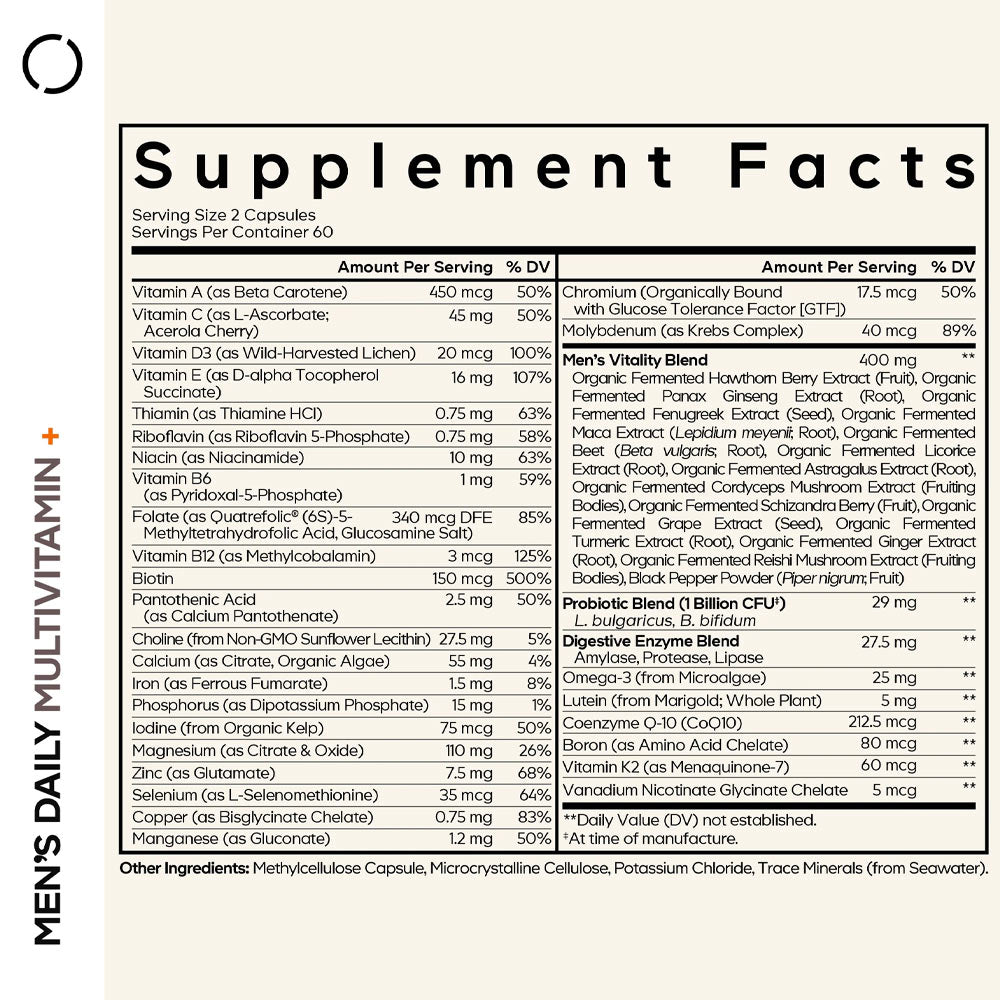 Codeage - Men's Fermented Multivitamin+