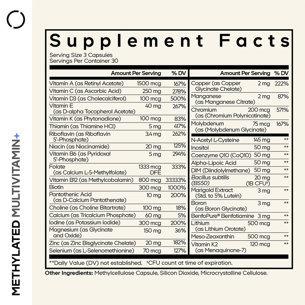 Codeage - Methylated Multivitamin+