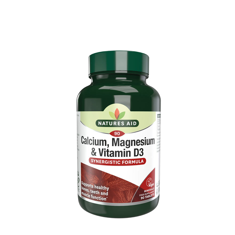 Natures Aid - Calcium, Magnesium & Vitamin D3 - 90 Tabs