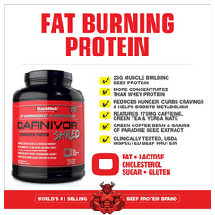 MuscleMeds - Carnivor™ Shred 100% Oksekødsprotein Isolat + Fedtforbrænding