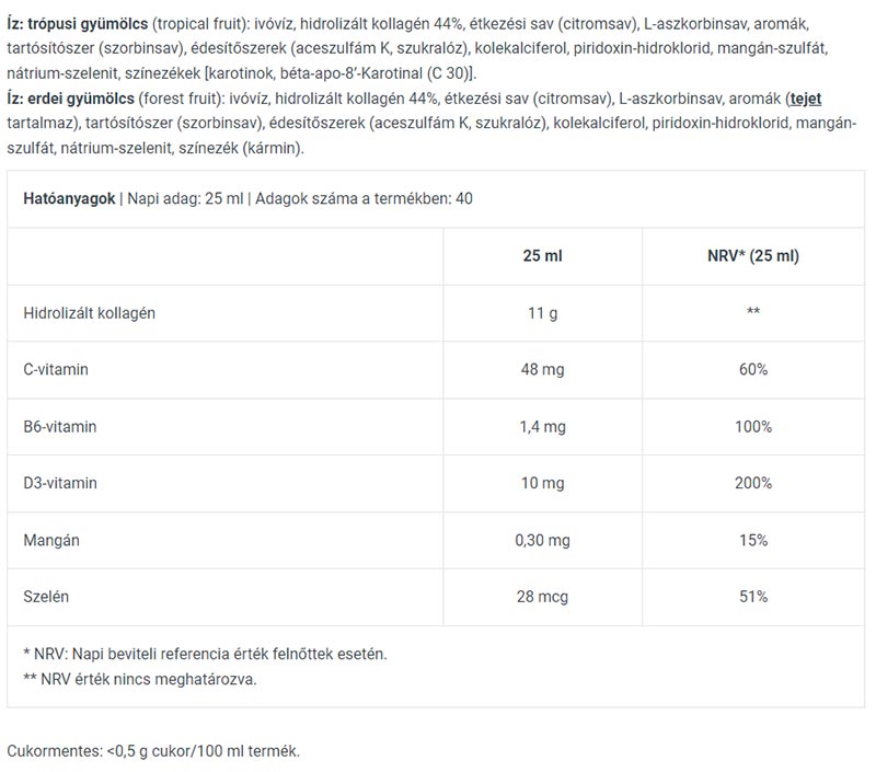 BioTechUSA - Collagen Liquid, Forest Fruit - 1000ml