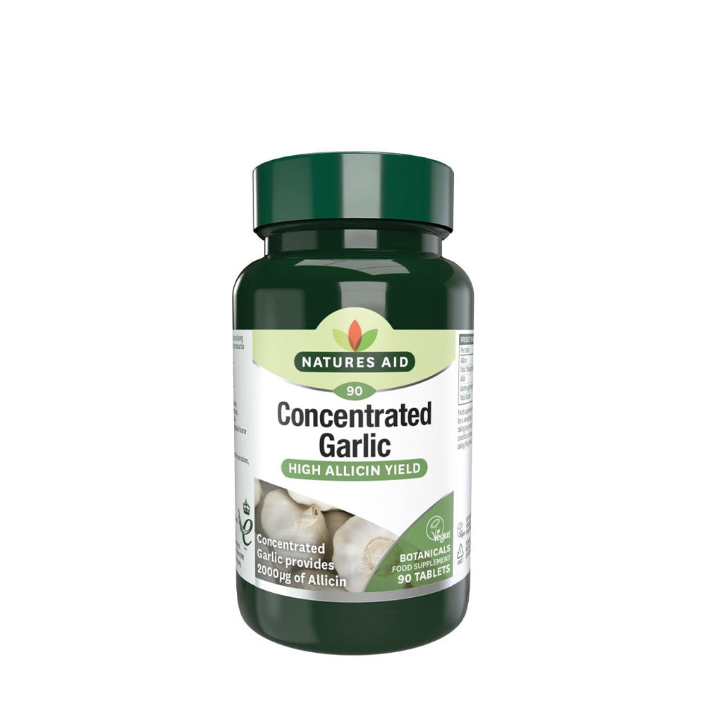 Concentrated Garlic – 2000mcg Allicin tabletter closeup