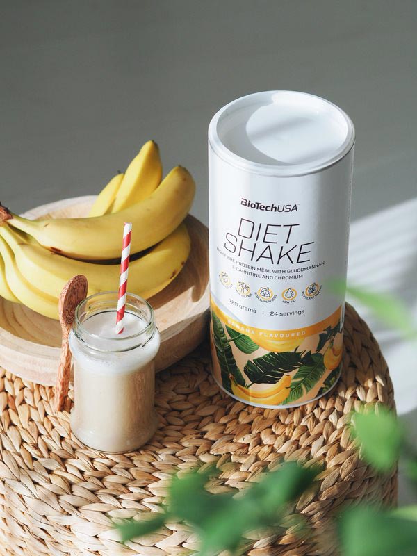 BioTechUSA Diet Shake baksida näringsfakta