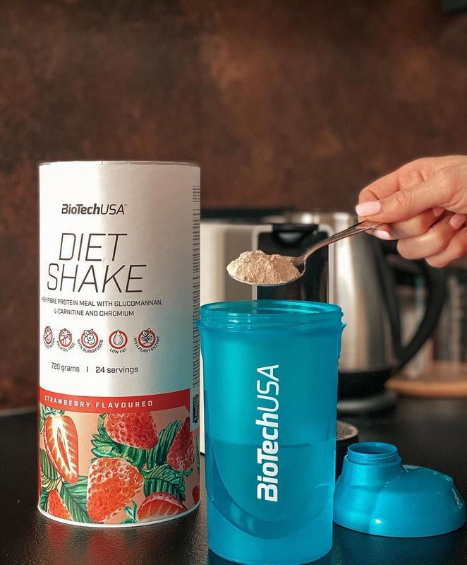 BioTechUSA Diet Shake ingredienslista etikett