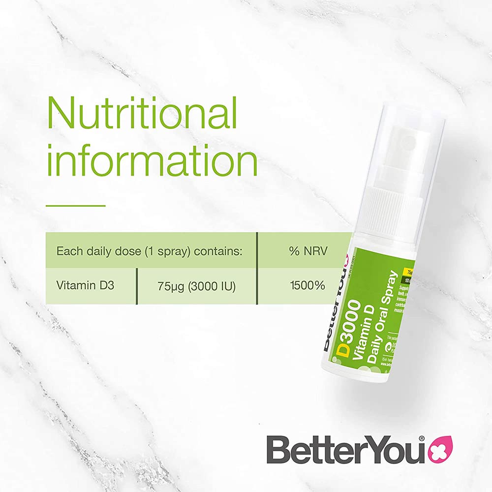 Better You - Dlux3000 Daily Vitamin D Oral Spray - 15ml