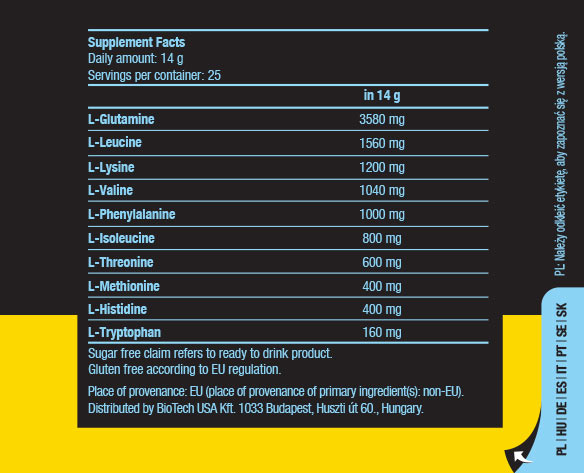 Biotechusa - EAA Zero - Essential Amino Acids