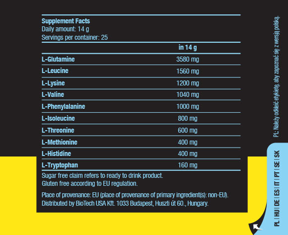 Biotechusa - EAA Zero - Essential Amino Acids