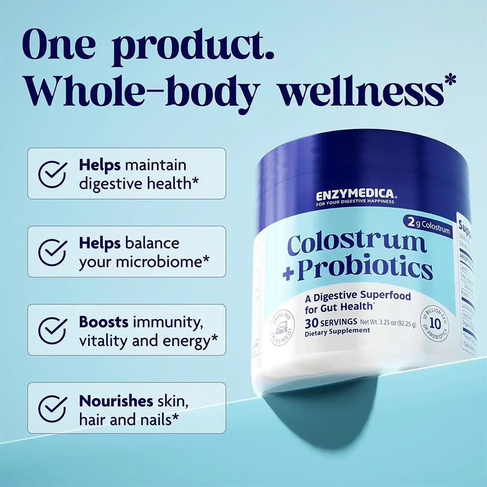 Enzymedica - Colostrum + Probiotics - 30 Servinger