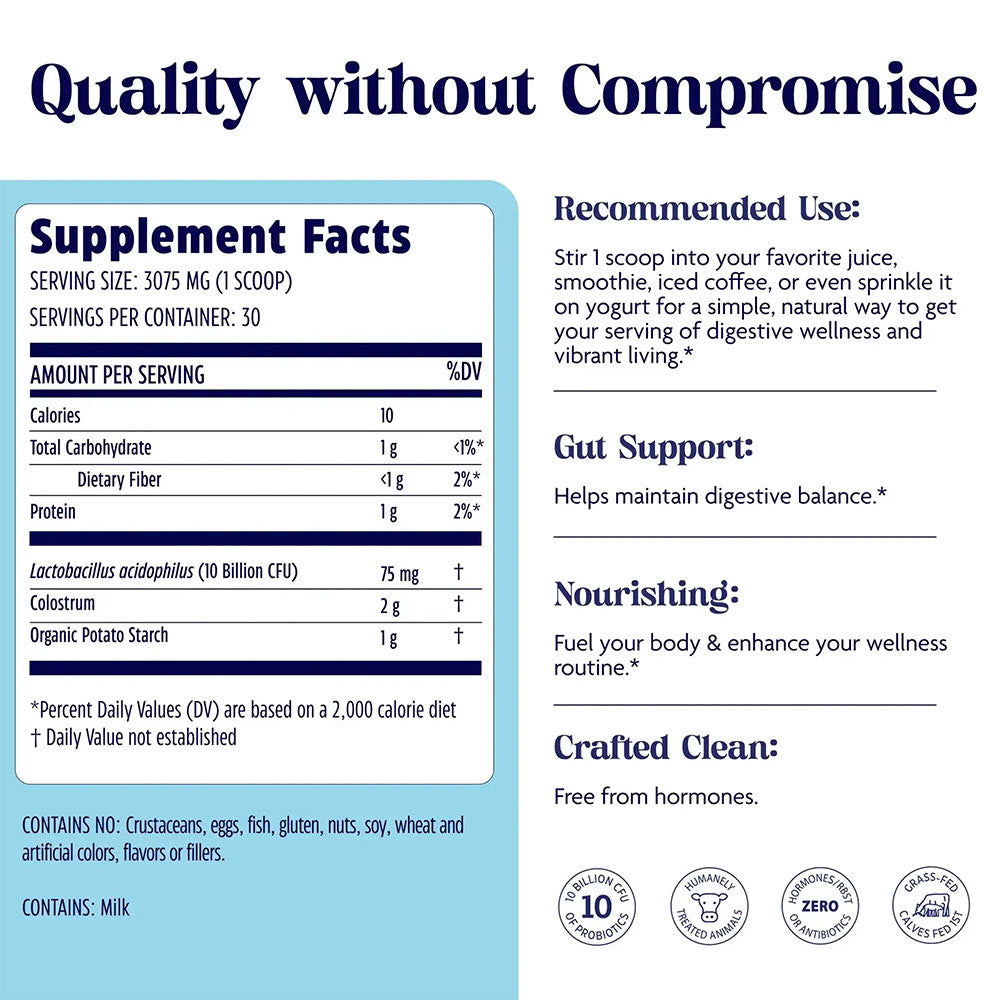Enzymedica - Colostrum + Probiotics - 30 Servinger