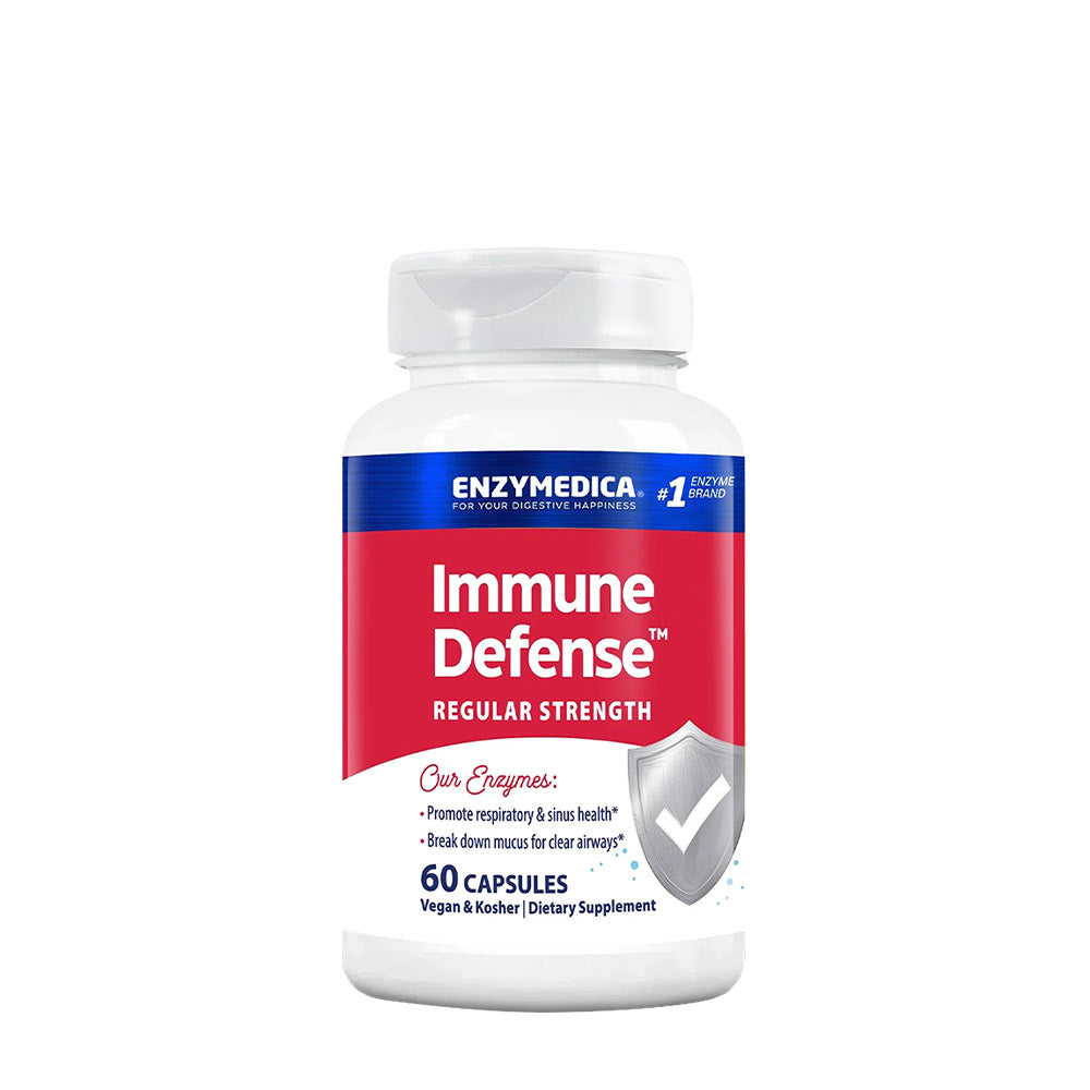 Enzymedica Immune Defense Regular Strength framsida