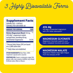 Enzymedica - Magnesium Motion - 120 kapsler