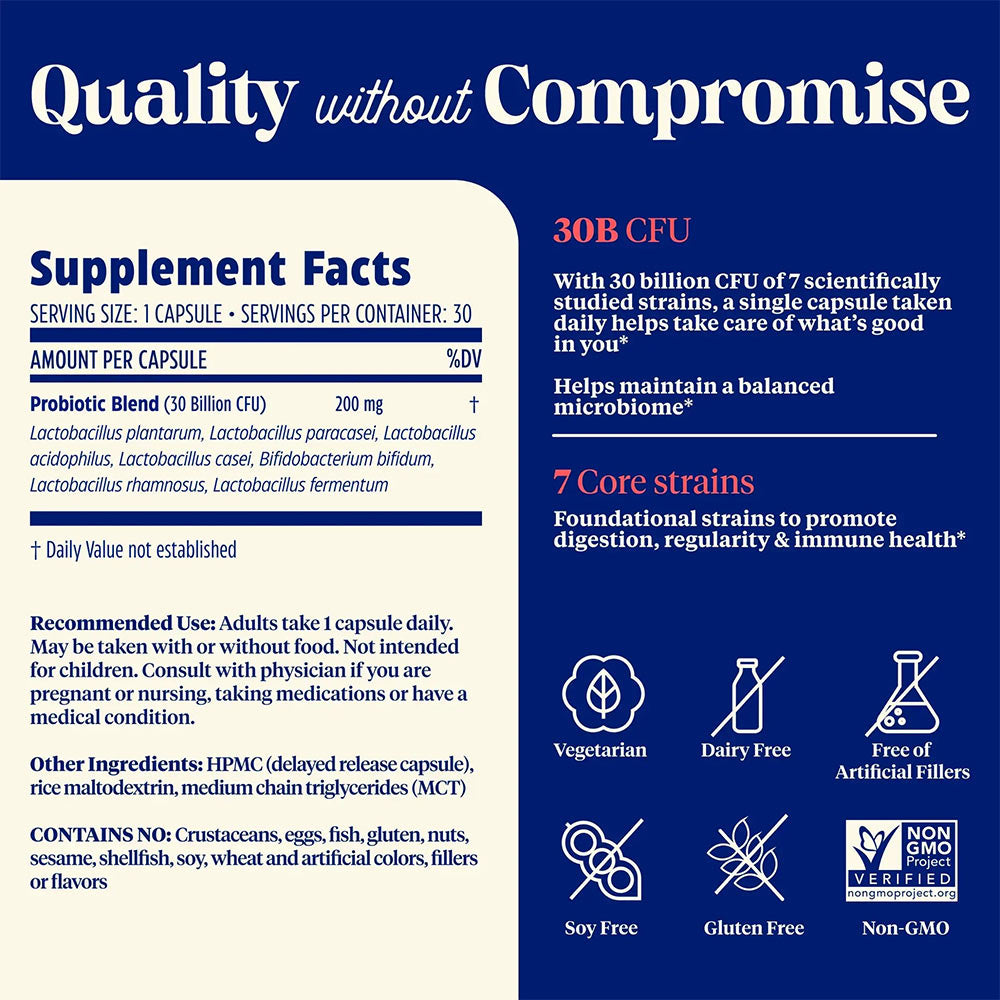Enzymedica - Subculture™ Probiotic For Daily Gut Health - 30 Caps