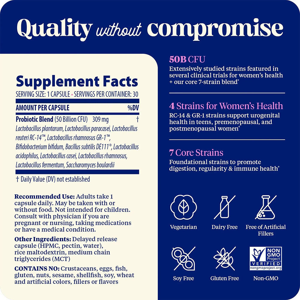 Enzymedica - Subculture™ Probiotic For Women - 30 Caps