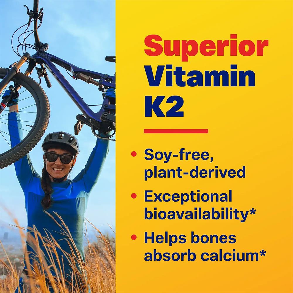 Enzymedica - Vitamin D3 + Vitamin K2 - 60 Caps