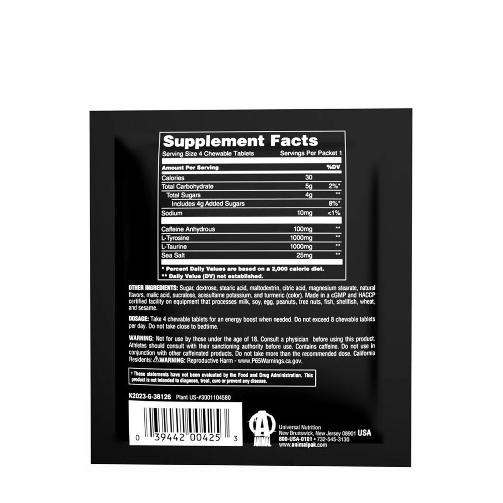 Universal Nutrition - Energi Gummies - 4 Tabs