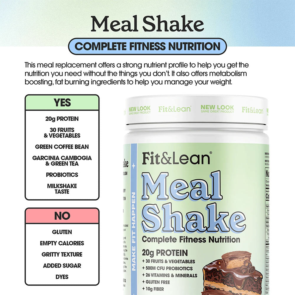 Fit & Lean Meal Shake dosering skopa