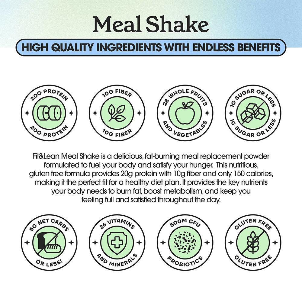 Fit & Lean Meal Shake pulver textur
