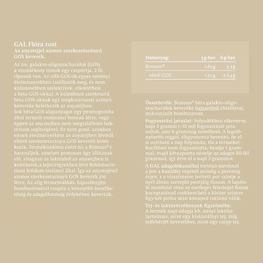 GAL - Bimuno Flora Fiber Complex - 180g