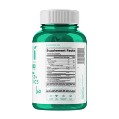Goli - Zero Sugar Pre + Post + Probiotics Gummies - 60 Gummies