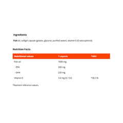 Omega 3 Forte – Concentrated Fish Oil produktflaska