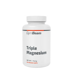 GymBeam - Kolminkertainen Magnesium - 30 Kapselia