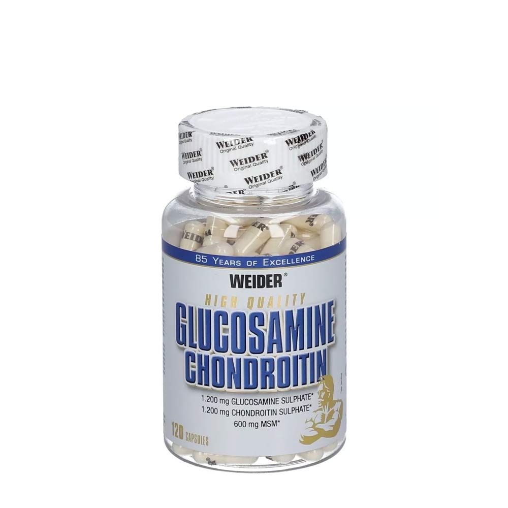 Weider Glucosamine Chondroitin ingredienser etikett