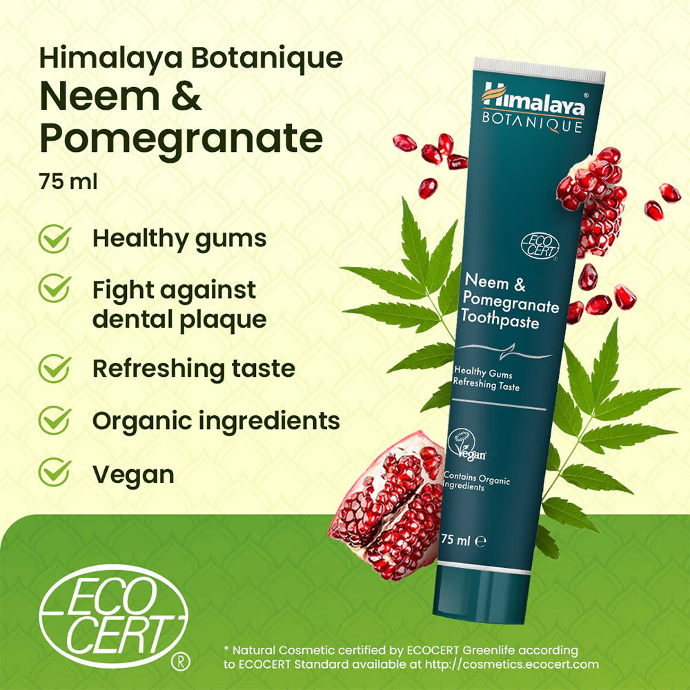 Himalaya Botanique Toothpaste öppen tub