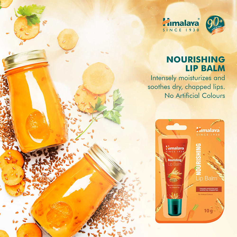 Himalaya Herbals Nourishing Lip Balm öppen förpackning