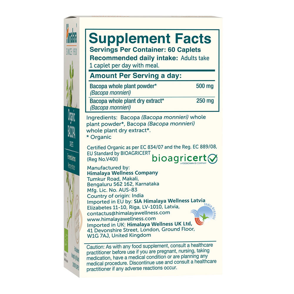 Himalaya - Herbals - Bacopa - 60 Tabs