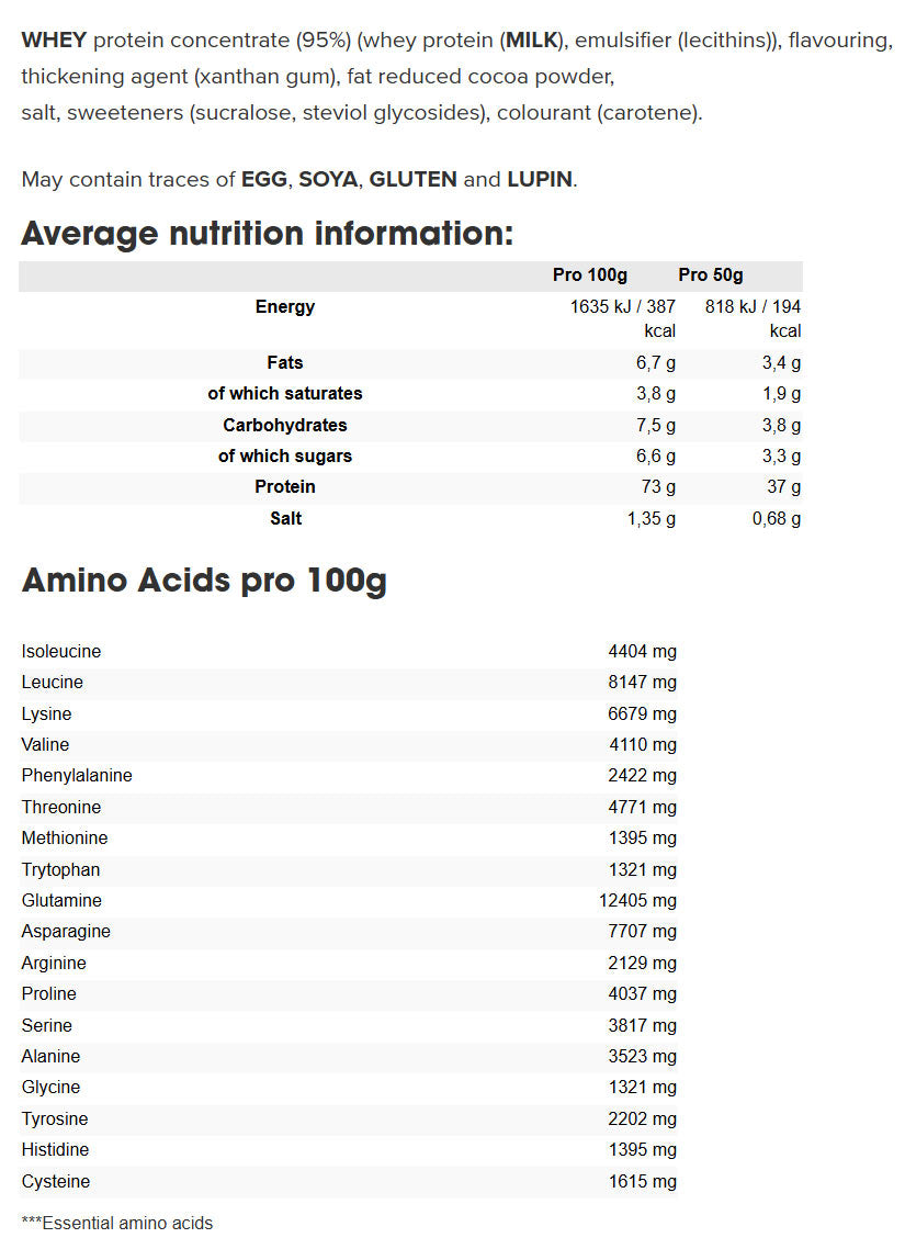 IronMaxx 100% Whey Protein framsida