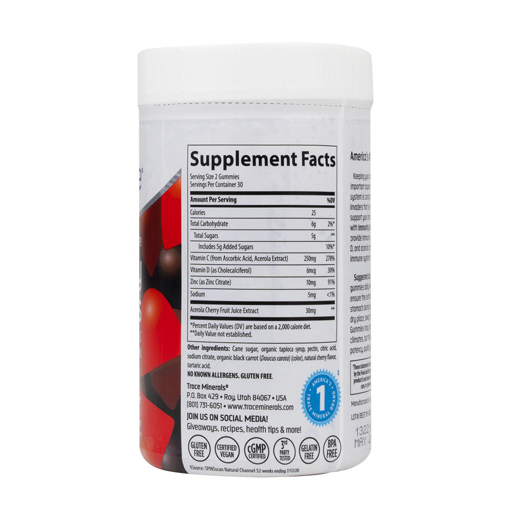 Trace Minerals - Immunity Gummy - 60 Gummies