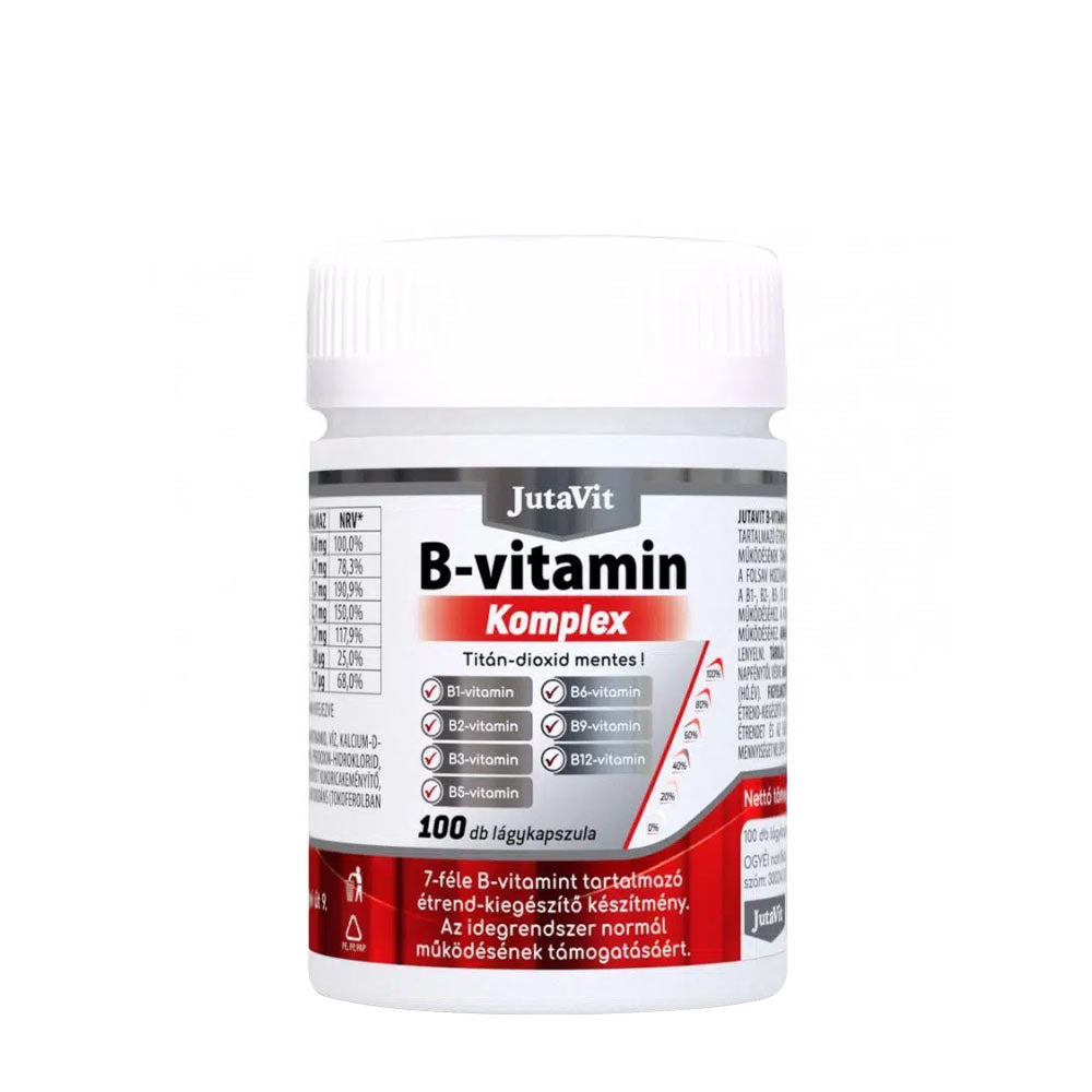 B-Complex Vitamin – Alla 7 B-vitaminer baksida