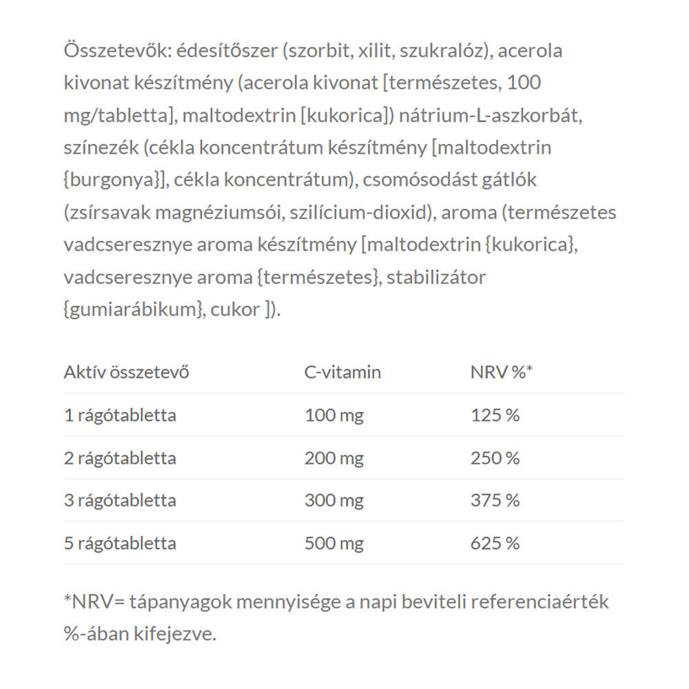 Jutavit - Vitamin C 100mg Kids & Family