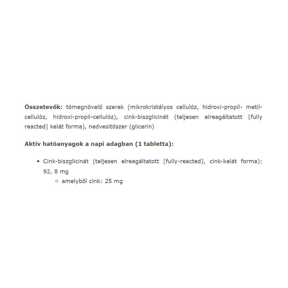 Jutavit - Zinc Bisglycinate - 60 Tablets