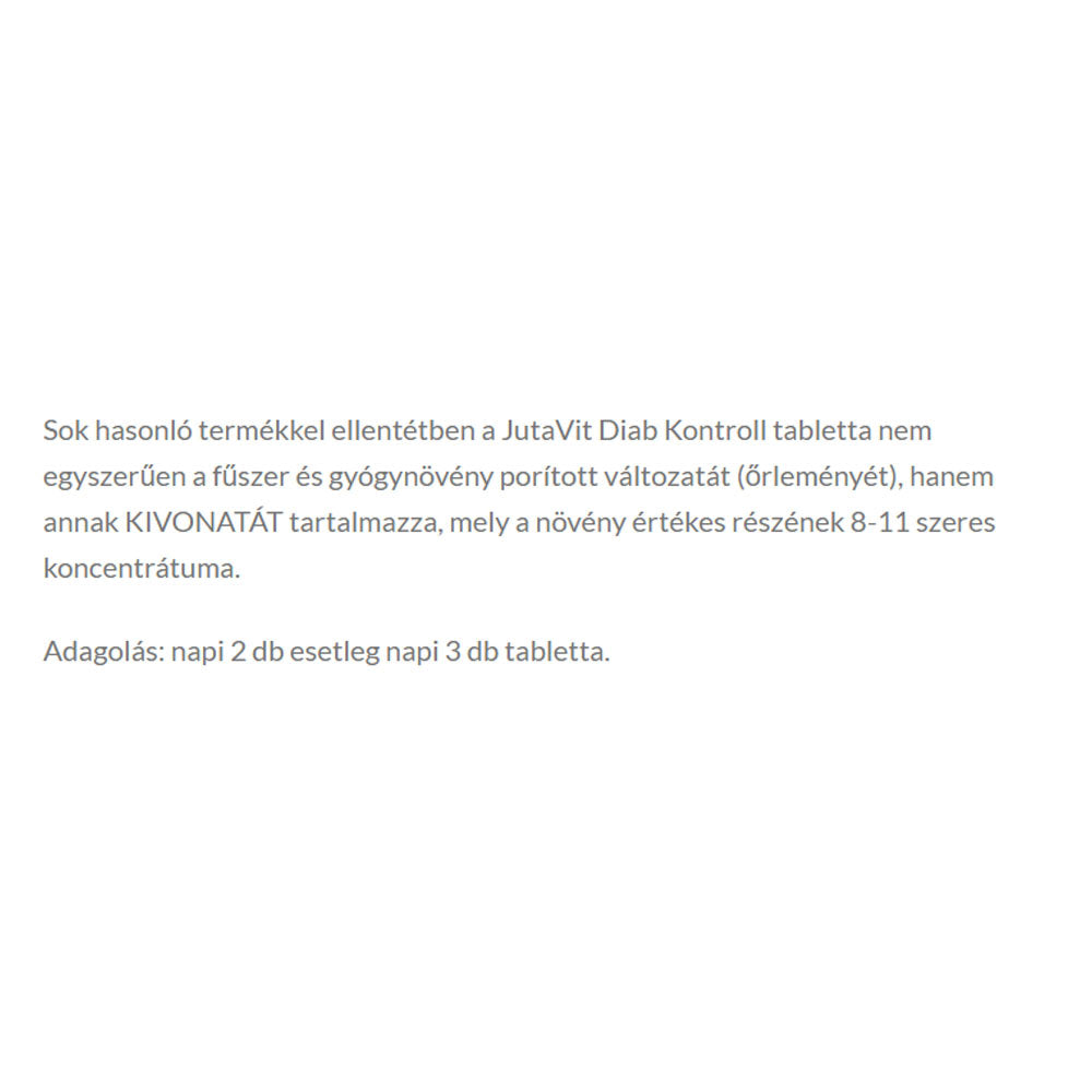 Jutavit - Diabetes Control + Økologisk Krom - 80 Tabletter