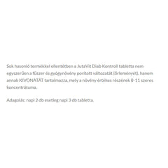 Jutavit - Diabetes Control + Økologisk Krom - 80 Tabletter