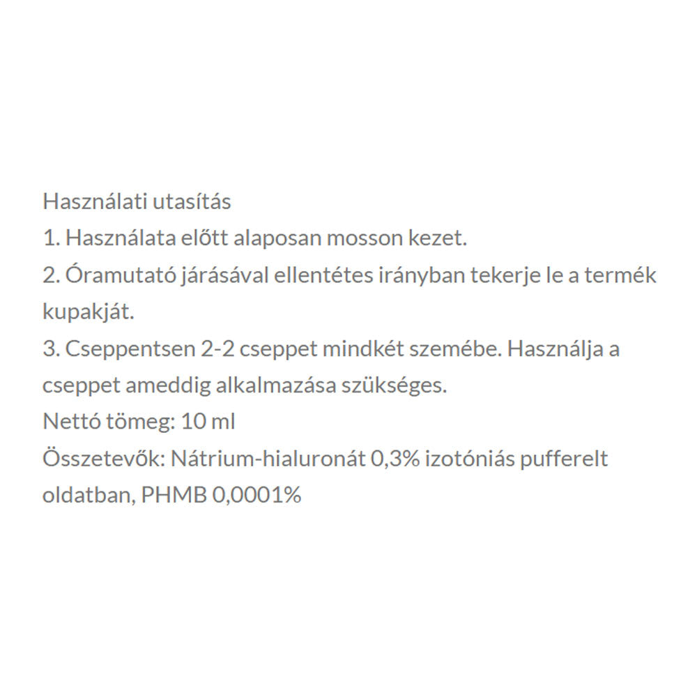 Jutavit - Eye Clinic Eye Drops For Dry Eyes - 10ml