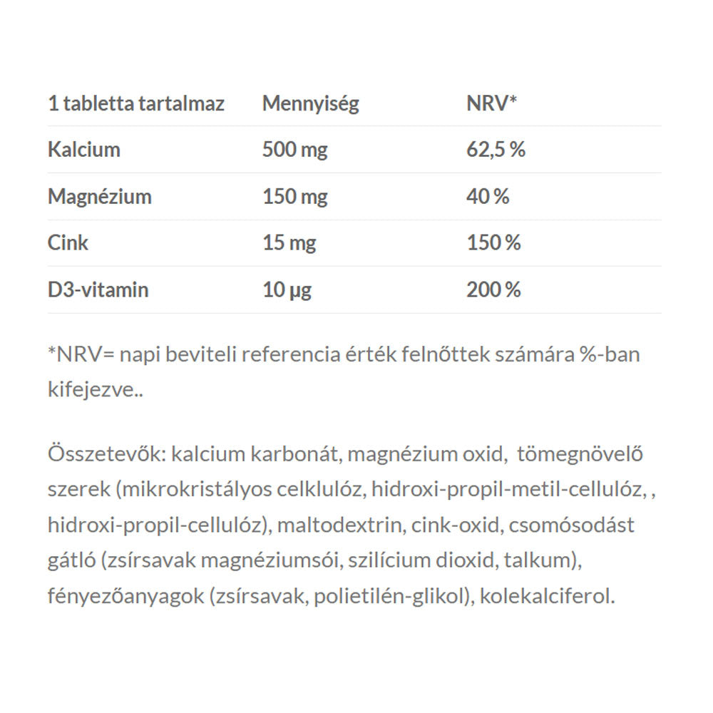 Jutavit - Calcium Magnesium Zinc D3 Forte